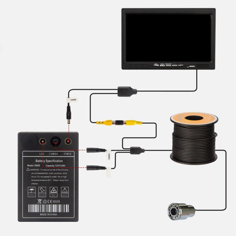 Détecteur de poisson avec boît - Fish Finder Case avis et prix